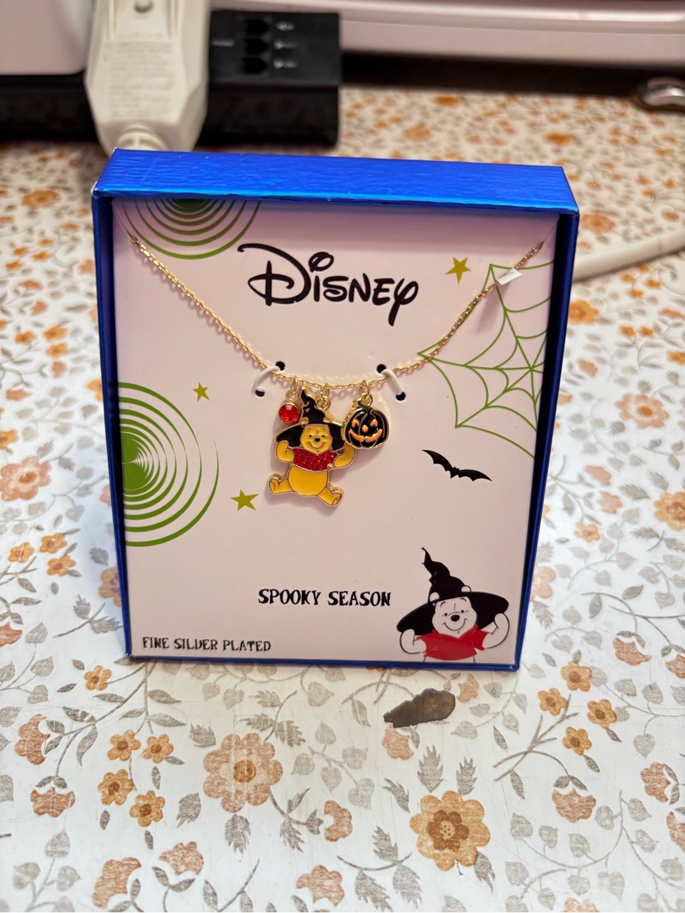 Disney Winnie the Pooh Halloween themed necklace.